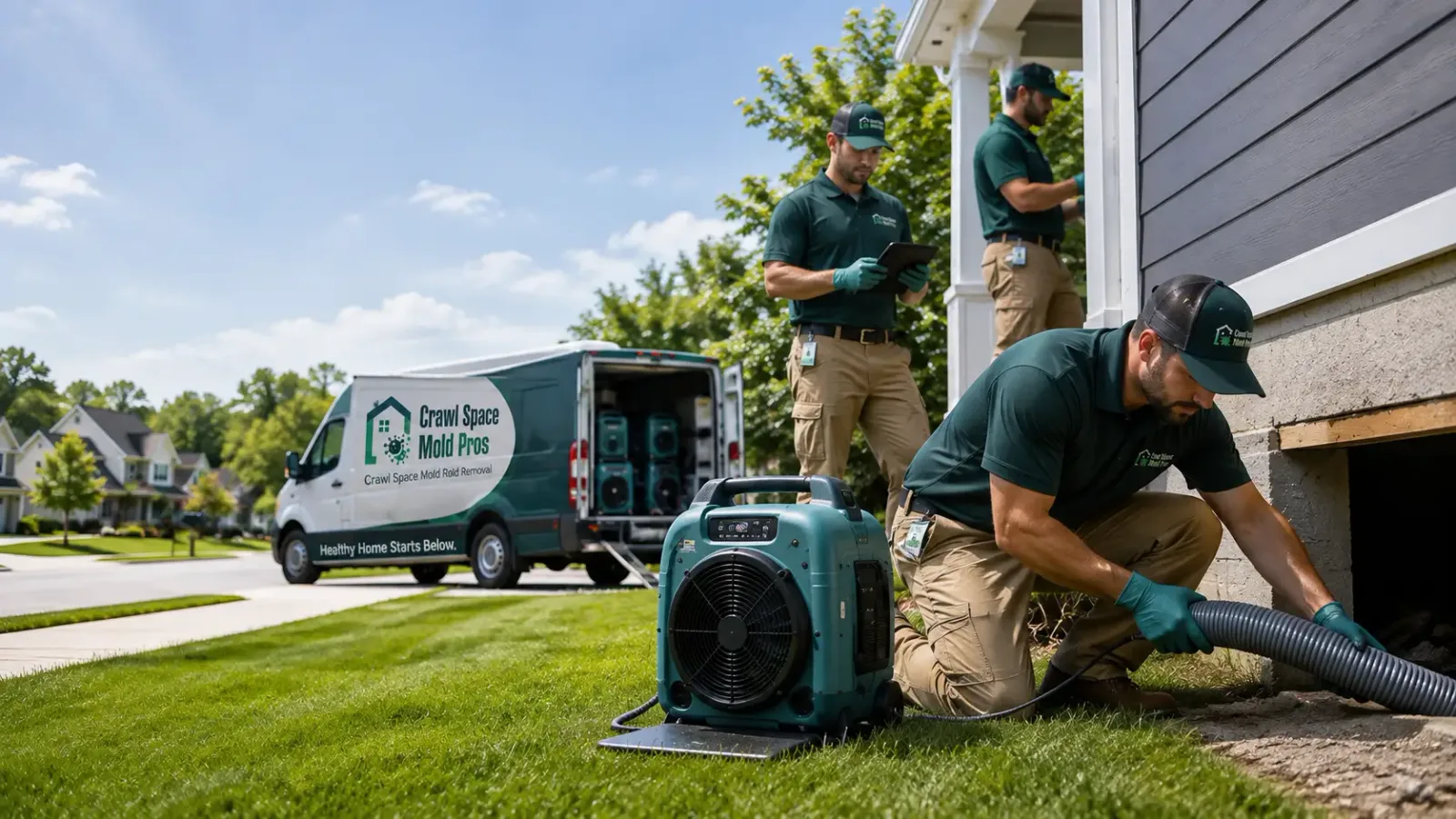 Crawl Space Mold Removal in Fellows, CA